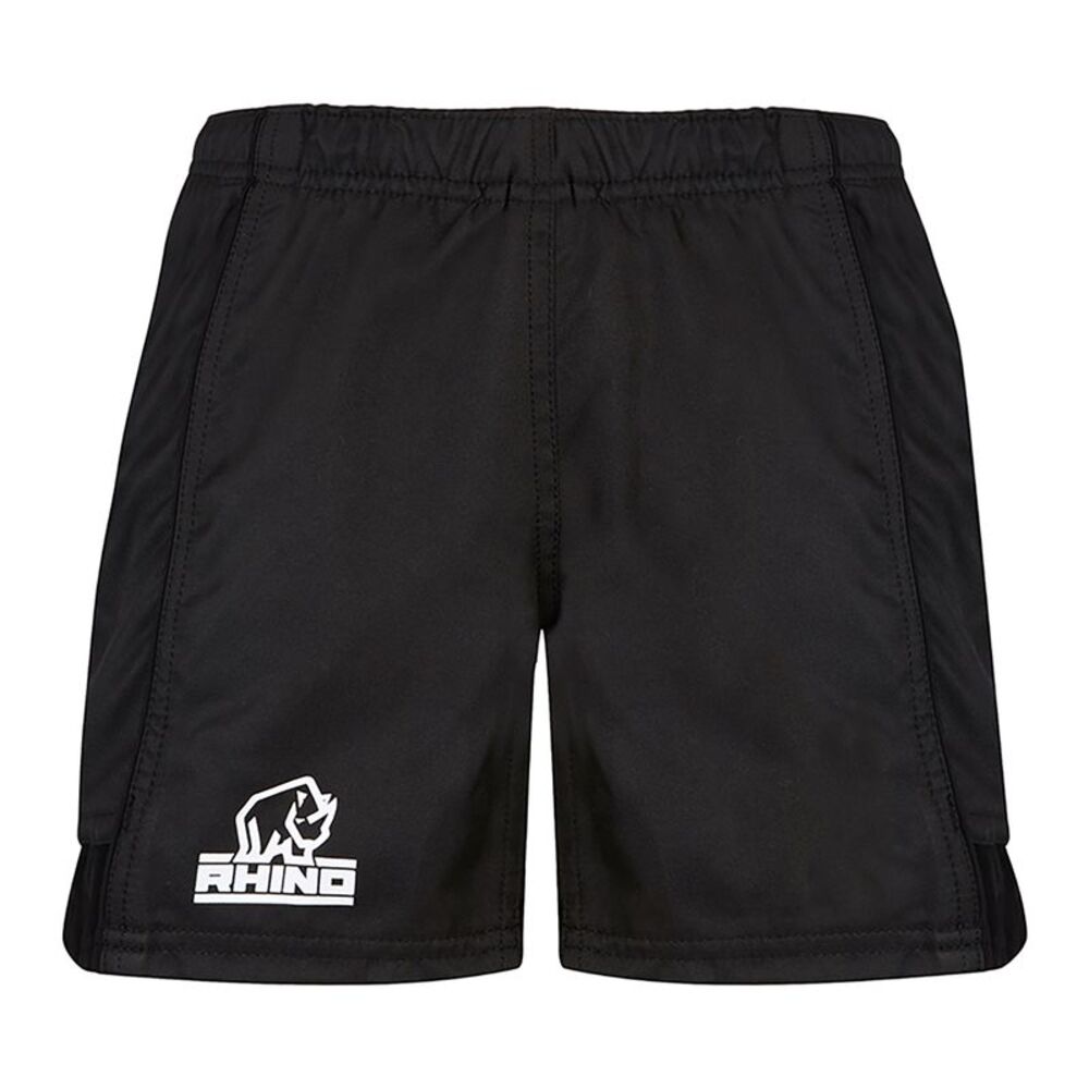 Rhino Mens Auckland Rugby Shorts / Black